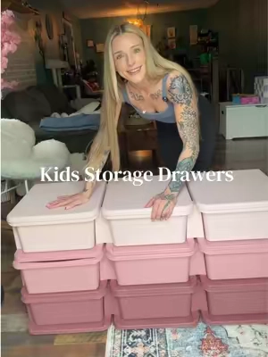 Kids storage drawers #storagedrawers #toybox #storage #tiktokshopsummersale #tiktokshopcreatorpicks 