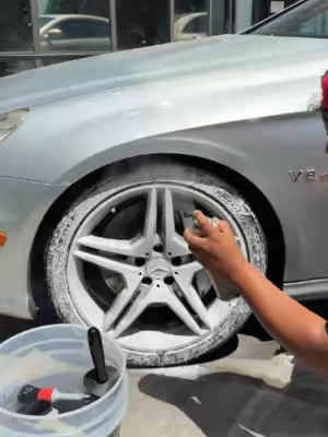 Grease, oil, and road grime don't stand a chance when deep cleaning power meets clinging foam! #ChemicalGuys #DetailingLife #CarDetailing #beforeafter