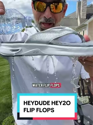 HEYDUDE Hey2O Flip Flops #heydude #flipflops #menssandals #tiktokshopsummersale #watershoes