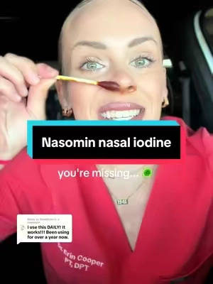 Replying to @TeamDyer🫶🏼 we should all be using this! If you want to prevent germs from getting you sick, or you carrying germs home to your family, GRAB some Nasomjn before cold and flu season comes around @Triquetra #nasomin #nasaliodine #iodine #nasalspray #nasalcleanse 