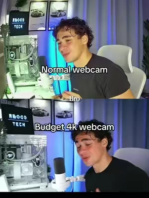 Normal vs Emeet webcam. Emeet is goated #webcam #4k #facecam #budget #c60e