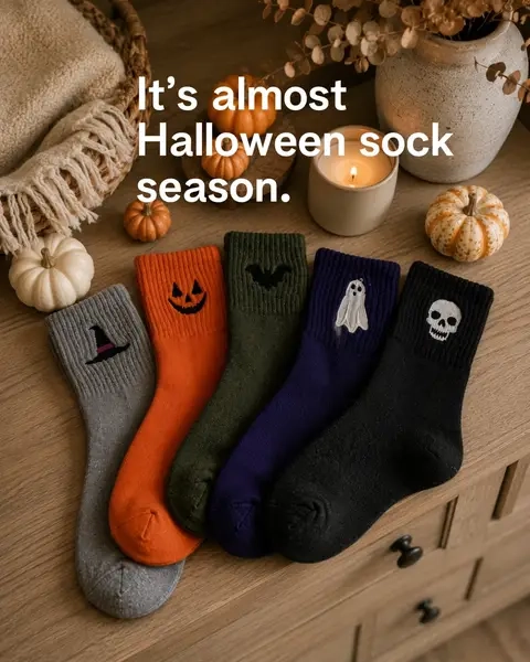 #halloweensocks #halloweenfashion #cozyseason #spookyseason #halloween 