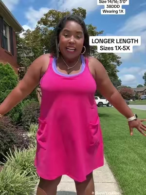 Adjustable straps. Built in romper. Longer length. 93% cotton. I’m wearing a size 1X and I adore it. #tiktokshopcreatorpicks #size14style #plussizefashion #plussizeromper #romperdress @COOTRY 