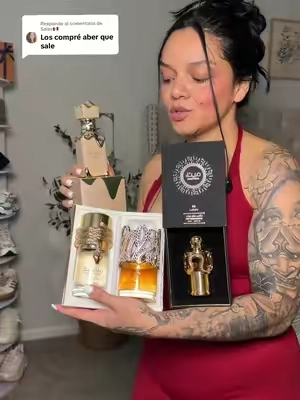 Respuesta a @Salas🇲🇽 le van a gustar son deliciosos 😍🥰🙂‍↔️ huelen a mujer empoderada, elegante, fina y linda #perfumeslattafa #perfumesparamujer #lattafaperfume #lattafa #perfumesarabeslattafa 