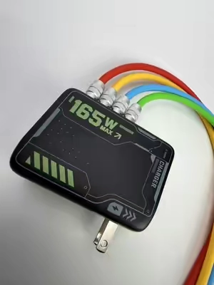 ⚡ Charge Smarter. Power More. Meet the mfish E-RHINO 165W GaN USB-C Charger—the ultimate all-in-one charging solution for your laptop, phone, tablet, handheld gaming device, and more. With 165W of powerful GaN fast charging, you can power up to 4 devices at once without sacrificing speed. The built-in Smart Power Display shows real-time charging output, so you always know exactly how much power each device is receiving. Its compact, foldable plug design makes it perfect for travel, work, school, or keeping your desk clutter-free. Why You'll Love It: ⚡ Powerful 165W GaN fast charging 🔌 Charge up to 4 devices simultaneously 📊 Smart digital power display 💻 Perfect for laptops, phones, tablets & gaming handhelds ✈️ Compact design with foldable US plug for easy travel 🔒 Built-in safety protection against overheating, overcharging & short circuits Stop carrying multiple chargers—upgrade to one compact powerhouse that does it all. #FastCharging #TikTokMadeMeBuyIt #TechEssentials #USBCCharger #GaNCharger@mfish tech inc 