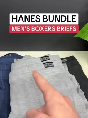 Hanes put together this boxer brief bundle… talk about comfort 😮‍💨 #hanesboxerbrief #hanes #mensboxerbrief 