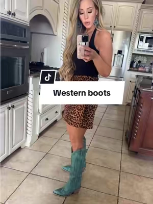 Turquoise cowboy boots that make every outfit look effortlessly Western chic. #CowgirlBoots #WesternFashion #TurquoiseBoots #CountryStyle #BoutiqueFinds