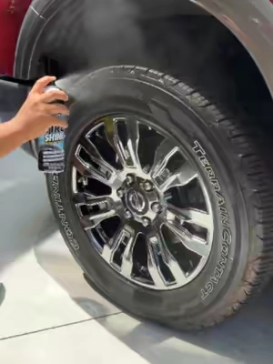 Bring out shine instantly with ShineLogic RS Tire Shine! #ChemicalGuys #DetailingLife #CarDetailing #beforeafter