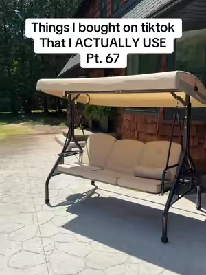 Waterproof outdoor swing