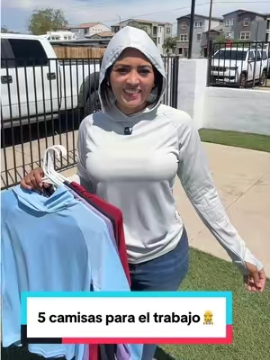 Respuesta a @Lucero Padilla 5 Camisas para el trabajo👷‍♀️ #hoddie #sunprotectionshirt #mujeresdelaconstruccion #camisasdetrabajo #tiktokshopcreatorpicks 