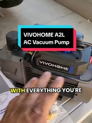 Save hundreds with this vacuum pump for all your AC and HVAC projects. #tiktokmademebuyit #mechanic #oldtruck #tiktokdeals #airconditioning 