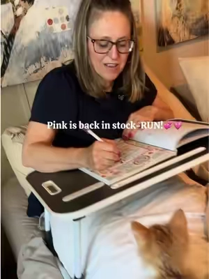 This laptop bed desk is great for so many different things! @L I V O #laptopbeddesk #laptopdesk #bedtray #beddesk #foldabledesk