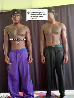 Replying to @user #tiktokshopcreatorpicks #menfashion #tracks #pants 