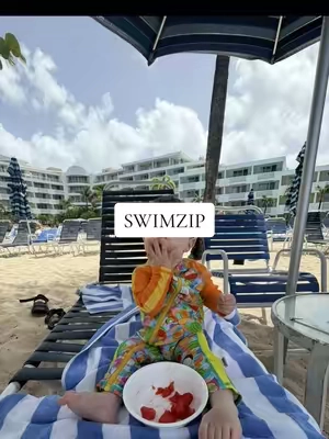 With water safety being such an important conversation this summer, let’s not forget about sun safety too. ☀️🌊 These SwimZip swimsuits are one of my must-haves because they combine UPF sun protection with bright colors that are easier to spot in the water. Anything that adds another layer of protection for my kids is a win in my book. 💛 #swimsafety 