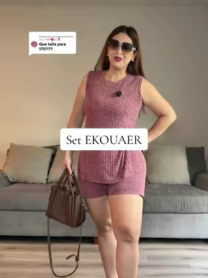 Respuesta a @𝒴ℯ𝓈𝓈𝒾 MK🩷☀️🌷 #set #pijama #conjunto #tiktokshopsummersale #fyp @EKOUAER SHOP 