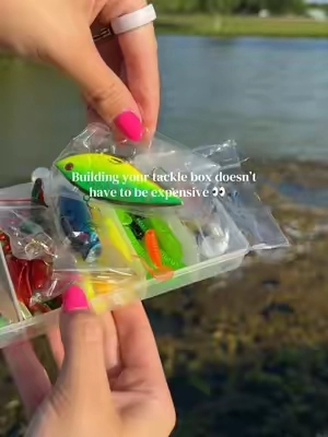 Need to stock your tackle box without buying everything separately? 👏🏼 I grabbed the 109 piece kit, but there are also 69piece & 213 piece options. Super easy to just grab & go for your next fishing trip!! #fishing #bassfishing #fishinggear #tacklebox #tiktokshopsummersale 