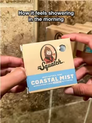 Just had a peak shower experience 🔥 #drsquatch #shower #soap #morning #peak 