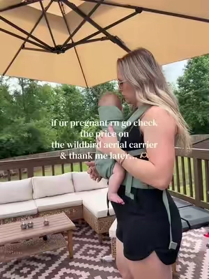 I love this carrier sm. I love it even more when you can get it on sale though 🤍🤎 #babycarrier #babywearing #newmomtips #babymusthaves #babyregistry 