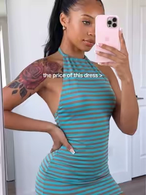 Wearing an xs 🧚🏽 #summerdress #minidress #dealsforyoudays 