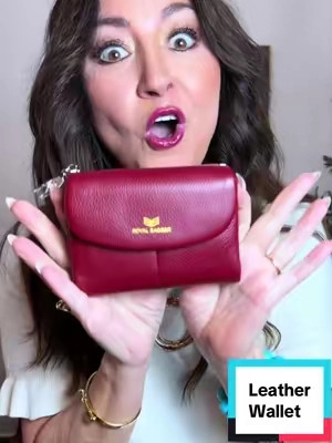 Royal Bagger leather wallets are so luxurious. #tiktokshopcreatorpicks #wallets #leatherwallet #walletforwomen #royalbagger 