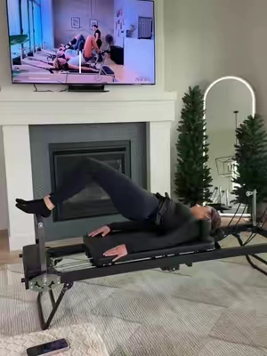 Pilates at home  #pilates #pilatesathome  #pilatesreformer #Fitness #creatorsearchinsights @AddWin Shop 