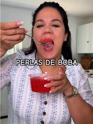 🧋🍓 Dale un toque diferente a tus bebidas y postres con estas perlas de boba que explotan con sabor a fruta en cada bocado. ¡Te van a encantar! #poppingboba #bubbletea #FoodTok #desserts #drinkideas 