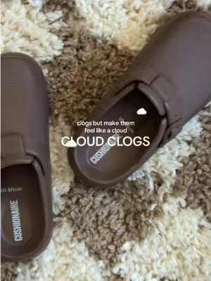 comfiest clogs I’ve ever had on my feet!!! @Cushionaire #tiktokshopcreatorpicks #cushionaire #clogs #comfyshoes 