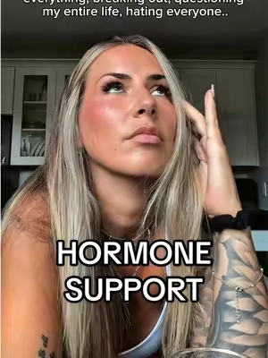 You’re not crazy, you just need support! This hormone support powder has made such an insane difference for me.  #hormonesupport #lutealphase #tiktokshopcreatorpicks 