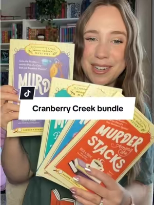 Interactive cozy mysteries set in a cute little small town? 🕵️🧩 This TikTok Shop exclusive bundle includes the first THREE Cranberry Creek books, where themed word searches help you uncover clues and solve the case alongside the characters. 🕵️ Cozy mystery 🧩 Interactive puzzles 📚 Bookstore setting ☕ Small-town vibes #BookTok #CozyMystery #MysteryBooks #InteractiveBooks #cranberrycreek  @Simon & Schuster 