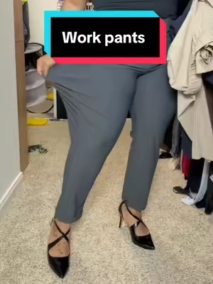 Replying to @Alicia Marie these have no logo!! #tiktokshopsummersale #plussizeworkpants #plussizeofficeattire 