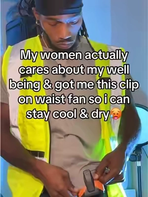 Stay cool & dry all day! #portablefan #cliponfan #waistfan #hotsummer #tiktokshopstockup 