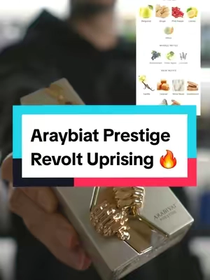 The new Revolt Uprising by Araybiat Prestige 🔥 #cologne #smellgood #fragrancetiktok #perfumetiktok #fragrances 