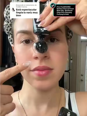 Respuesta a @Yanibel Correa envío gratis!!✅🙂‍↔️✨super buena 10/10 [Paquete de dos| Mascarilla facial de carbón de bambú ROZINO 60 g - Limpieza de poros purificante para puntos negros Exfoliante Super Moisture Peel Cuidado de la piel para una hidratación radiante #charcoalmask #limpiezafacial #facemask #puntosnegros #cleanpores 