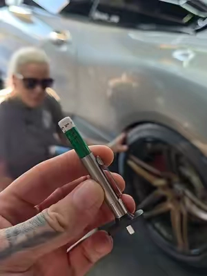 Don't let a tire shop talk you into replacing tires that still have plenty of life left. 🚗 This simple tread depth gauge lets you check your tires in seconds, so you know when it's actually time for new ones—and when you're just being upsold. A simple gauge could save you hundreds or more! #CarTips #TireSafety #AutoParts  #CarMaintenance #DIYAuto