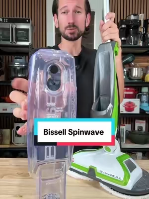 This makes cleaning hard floors so much easier #bissell #bissellspinwave #mop #tiktokshopcreatorpicks 