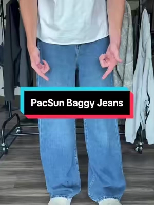 I’m 6’1 170 wearing size 31x32🤝 #pacsun #jeans #baggyjeans #tiktokshopmademebuyit #baggyfit 