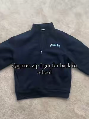 5'9 150 in a size small #quarterzip #fashioninspo #backtoschooloutfit #outfitinspo #comfrt 