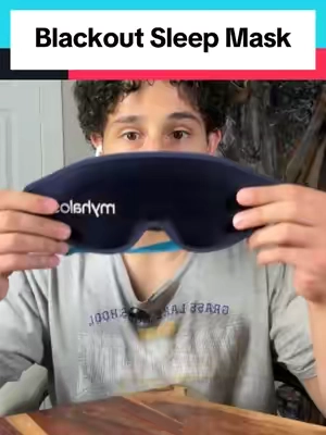 This Blackout Sleep mask genuinly works amazing, and its for a great price! #sleepmask #blackoutsleepmask #deepsleep #sleep #sleepdeprived #sleephelp #bettersleep