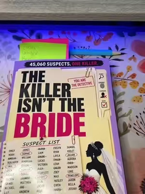 You can’t lose with #thekillerisntthebride and #thekillerisntalice #puzzletok🧩 #puzzlebook #murdermystery 