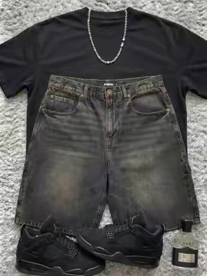 Rust jorts #fitcheck #jorts #tillys #fashion 