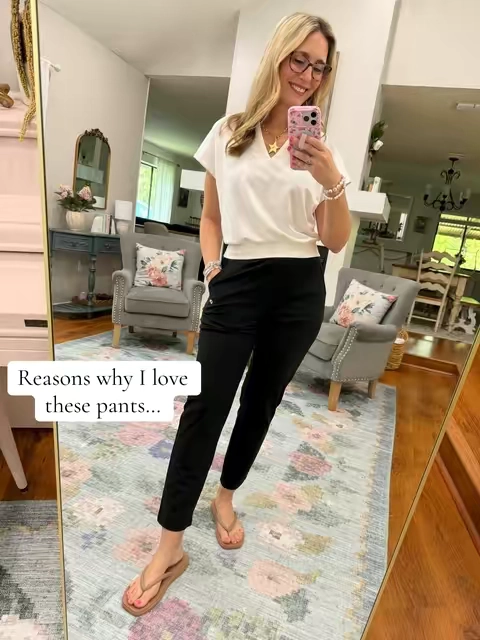 The pants you can wear for literally anything!! They’re quick dry, UPF 50, and so flattering on. I’m 5’7” 140 wearing a medium in the 27” inseam. @baleaf 