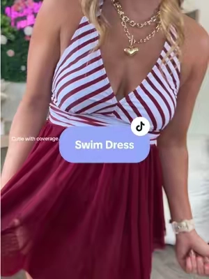 The best swim dress! So flattering! @Aidonger 