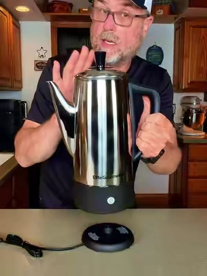 Elite Gourmet 12-Cup Electric Coffee Percolator #percolator #morningcoffee #RoysRealReviews 