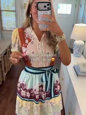 Designer look w/o the pricetag😍 SO boujee on a budget! Cannot wait to wear this to rehearsal dinner!🤍 wearing size M & I'm 5'9! #boujeeonabudget #weddingguestdress #affordablefashion #lookforless #fallfashion 