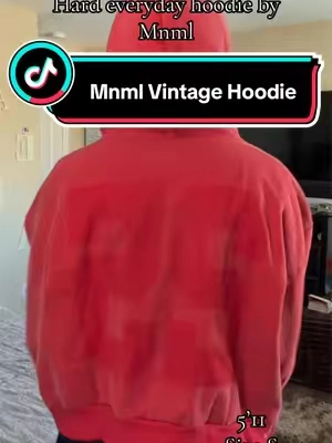 That washed red >>> #foryou #fashion #mnml #vintagehoodie #clothingfinds 