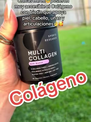 🚨 Sports Research Multi Collagen en cápsulas (Tipos I, II, III, V y X): péptidos de colágeno hidrolizado con ácido hialurónico y vitamina C. Verificado como no transgénico (Non-GMO), libre de gluten y presentación de 90 cápsulas. @Sports Research #tiktokshopsummersale #summersales #dealsforyoudays #collagen #colageno 