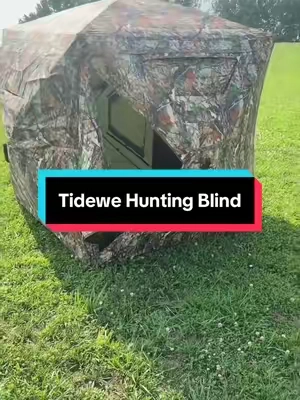 TIDEWE hunting blind for deer hunting @tideweofficial #deerhunting #huntingblind #huntinggear #huntingseason #deerseason 