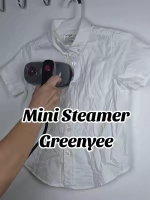 Mini Steamer Greenyee que te saca de apuros fácilmente @GREENYEE #steamer #plancha #tiktokshopdeals #tiktokshopsummersale #TikTokShopStockUp 