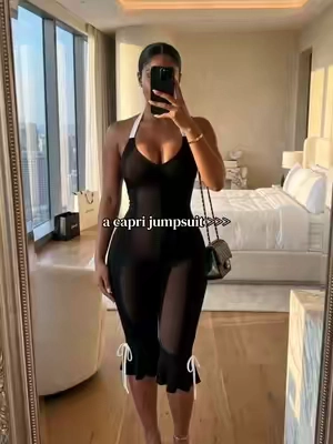less than $10 🙂‍↕️🙂‍↕️ #capri #caprijumpsuit #tiktokmademebuyit #outfitinspo #falloutfits 
