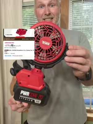 SKIL 12V Cordless Clamp Fan Kit Portable Jobsite Fan With Battery And Fast USB C Charger #TikTokShopCreatorPicks #TikTokShopSummerSale #SKILTools #CordlessFan #CampingGear @SKIL 